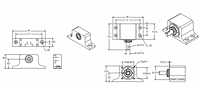 Ball Screw Driven Systems - Fixed End and  Simple End Schematic Diagram
