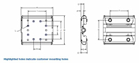 Ball Screw Driven Systems - Wiper Wheel Plate Options Schematic Diagram