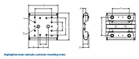 Chain Driven Systems - Wiper Wheel Plate Options Schematic Diagram
