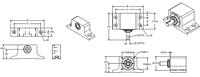 Lead Screw Driven Systems - Fixed End and Simple End Schematic Diagram