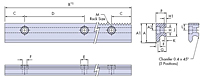 HepcoMotion Single Edge Straight Ring Slide Schematic
