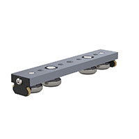 UtiliTrak® VC Series Size 2 Wheel Plate, Vee/Crown, 4-Wheel, Sealed