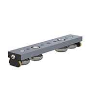 UtiliTrak® VC Series Size 3 Wheel Plate, Vee/Crown, 4-Wheel, Sealed