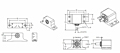 Ball Screw Driven Systems - Fixed End and  Simple End Schematic Diagram