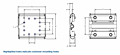 Ball Screw Driven Systems - Wiper Wheel Plate Options Schematic Diagram