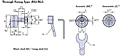 Through Fixing Type Bearing Schematic